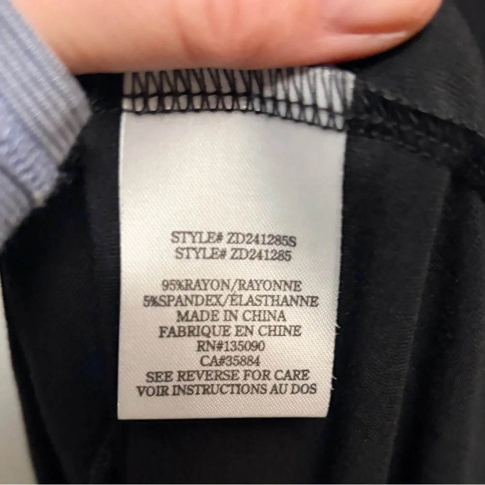 Z SUPPLY Black Halter Key Hole Chest Maxi Dress - Picture 6 of 8